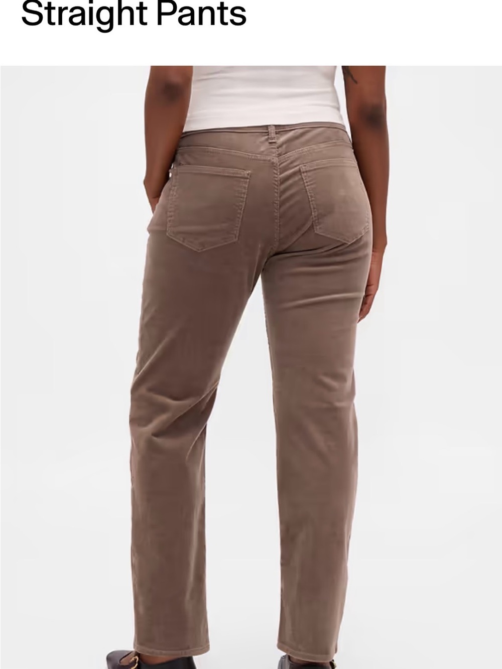 GAP Corduroy 90’s Slim Straight Pants - Plymouth Rock 14x32 Short